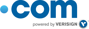Dot com domain extension illustration